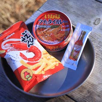 タイカレーえびせん材料