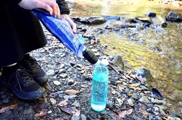 マイクロスクイーズフィルタからボトルへ