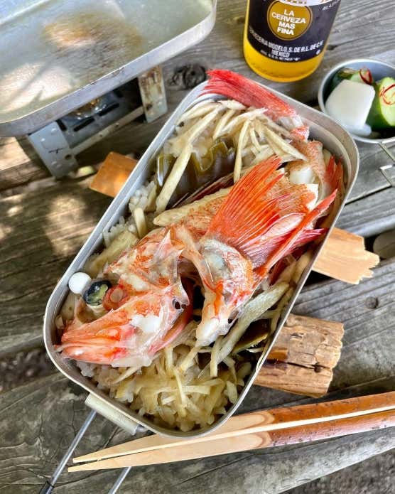 キンキの炊き込みご飯