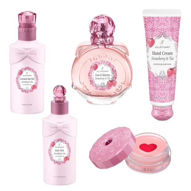 ジルスチュアートのストロベリー&ティーの香りが限定復刻!高級感あふれるパッケージはギフトにも最適