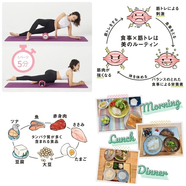 【筋トレ中におすすめの食事】ダイエットにも! タンパク質・脂質・糖質がバランスよく摂れるレシピ特集