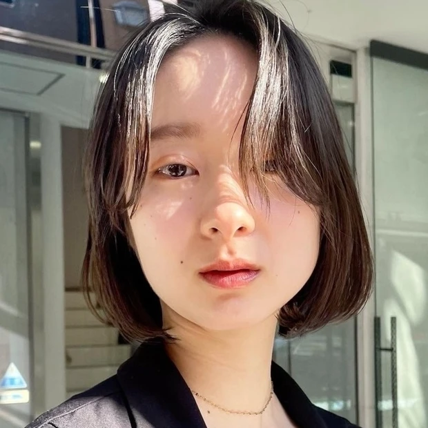 【大人の小顔ボブ】ひし形シルエット×透明感のあるツヤカラーは30代・40代におすすめ!