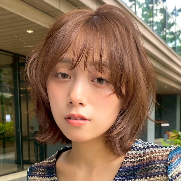 【大人のゆるふわボブ】ニュアンスパーマでスタイリングも簡単! 秋冬にぴったり透明感カラーのボブヘア