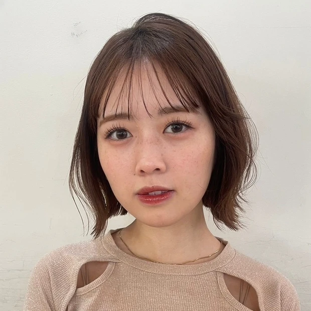 【30代40代に人気】スタイリングが楽ちん♡大人可愛い外ハネくびれボブ
