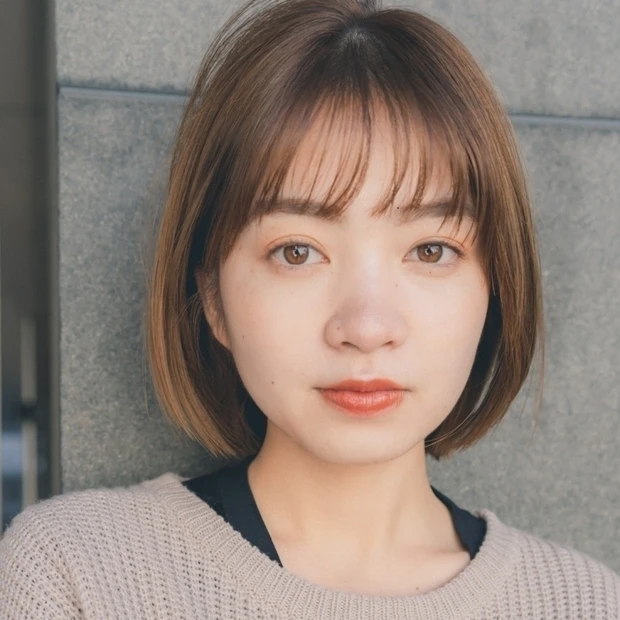 くせをカバーするボブ×ベージュカラーの合わせ技でゴワつき知らずの美髪に【30代&40代ヘア】