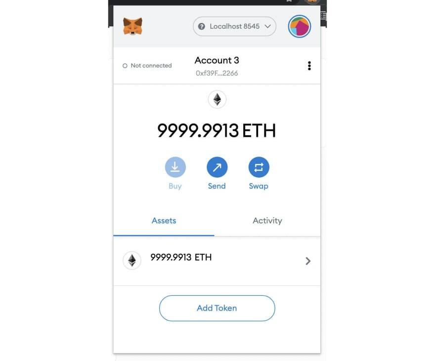 MetaMask account