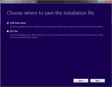 メディアの選択