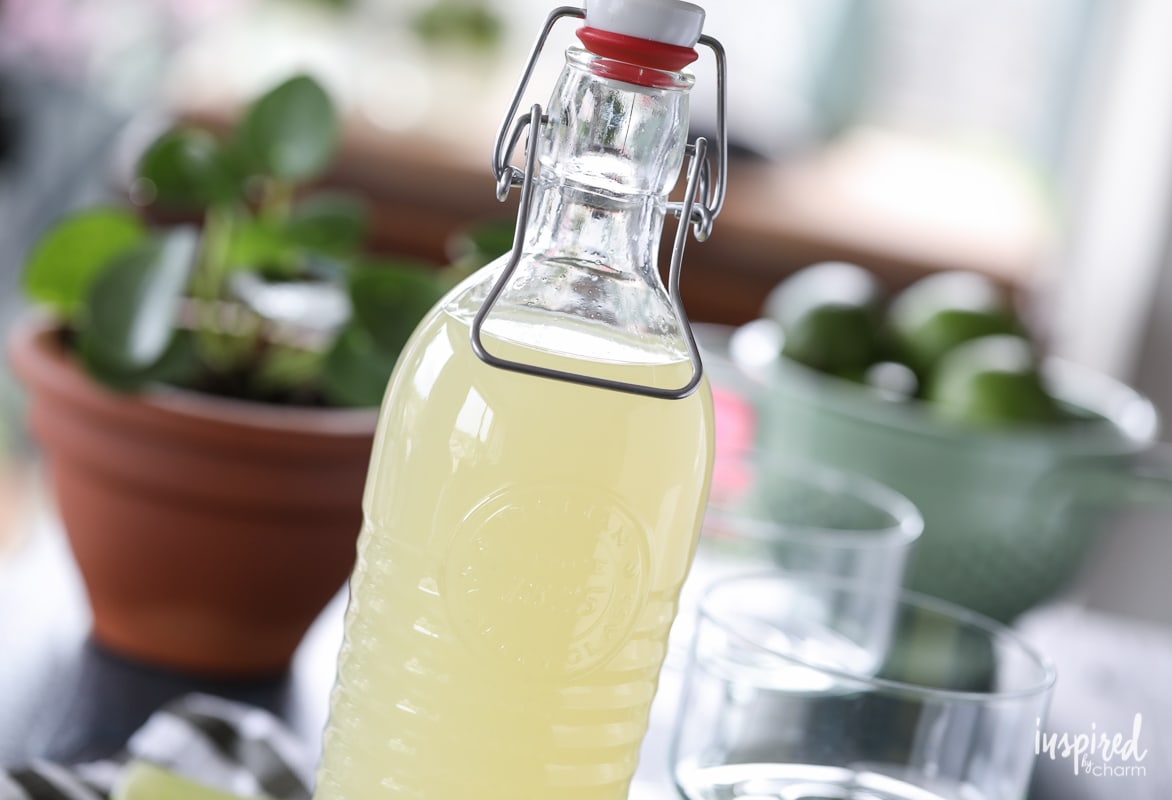 Learn how to make Homemade Margarita Mix with this easy and delicious recipe! #margarita #margaritamix #tequila #cocktail #recipe