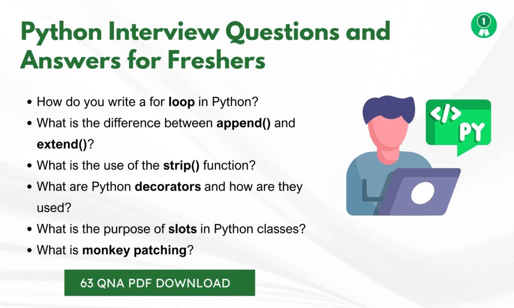 Python Interview Questions Freshers