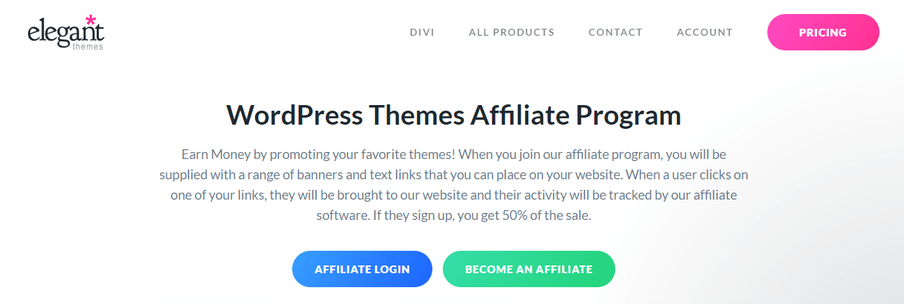 WordPress Themes Affiliate Program by Elegant Themes