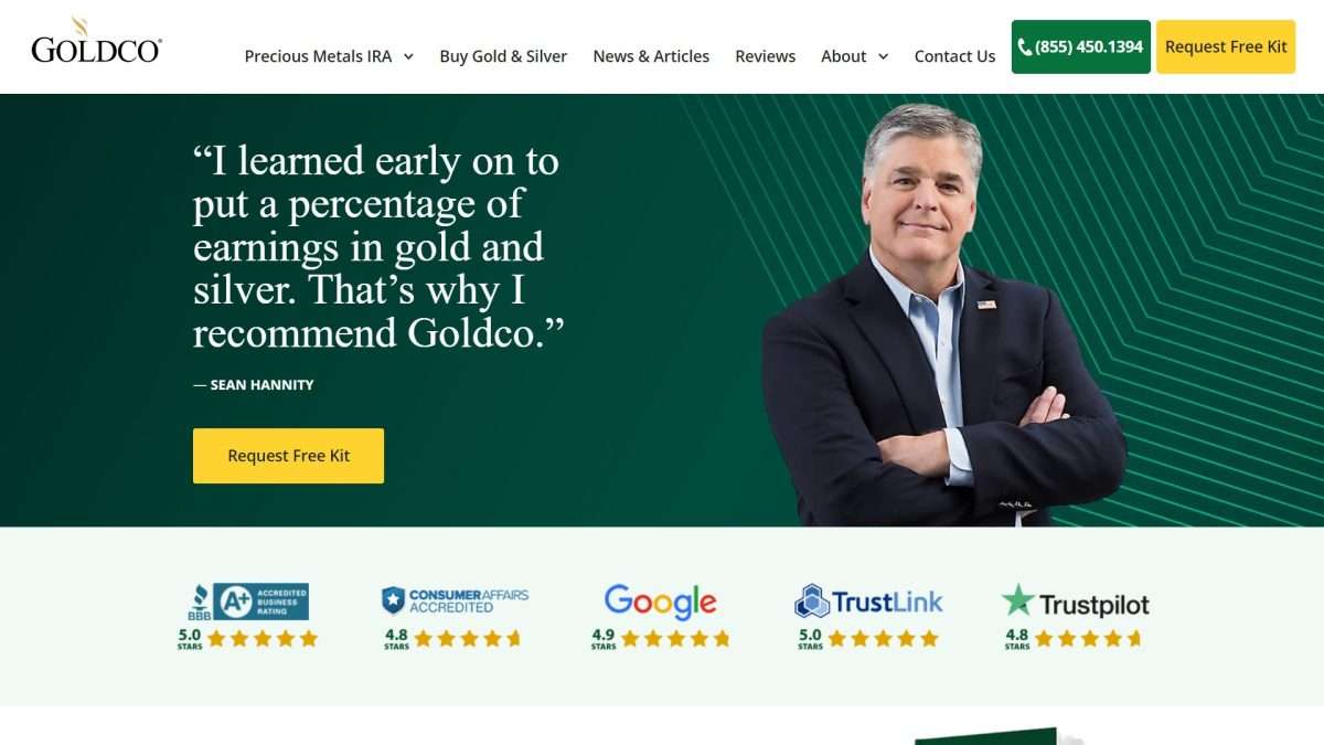 Goldco screenshot