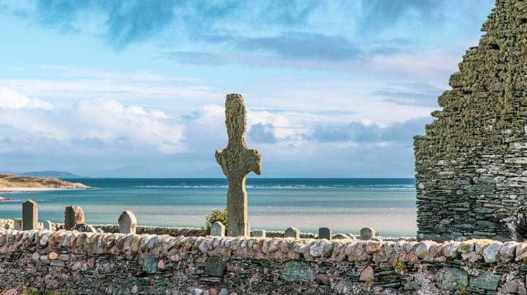 Kilnave Cross overlooking Loch Gruinart