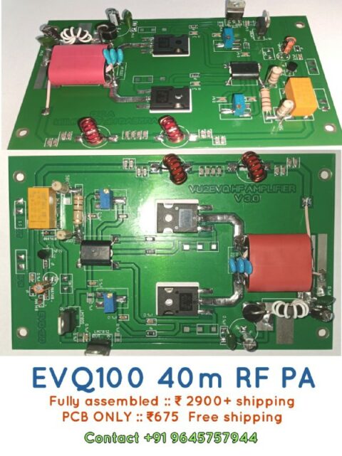 DIY Linear Amp Kit – EVQ100 evq100-linear-amp-using-irf510