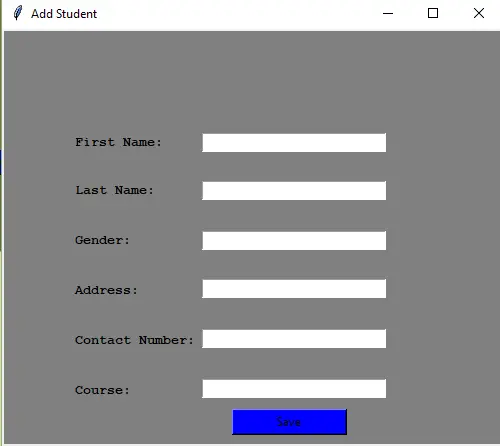 CRUD Operations Inserting Data