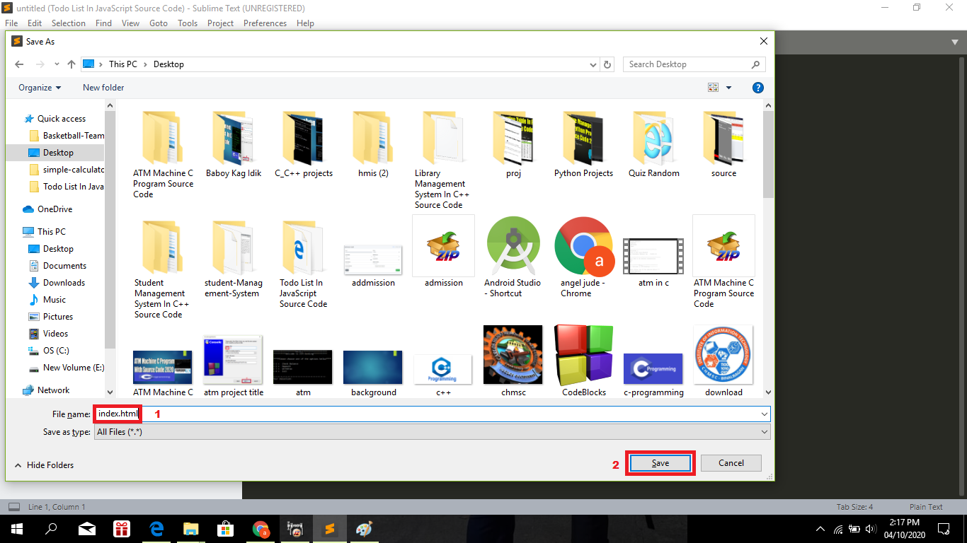 CRUD Operation html file