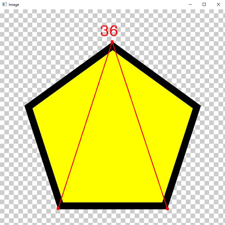 Angle Finder OpenCV Python Output