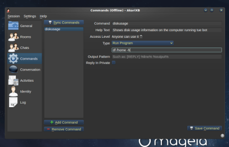 Adding a custom command