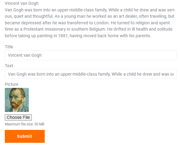 jetform for post updating on the front end