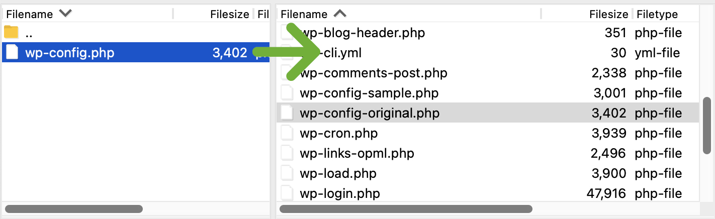 moving the wp-config.php file