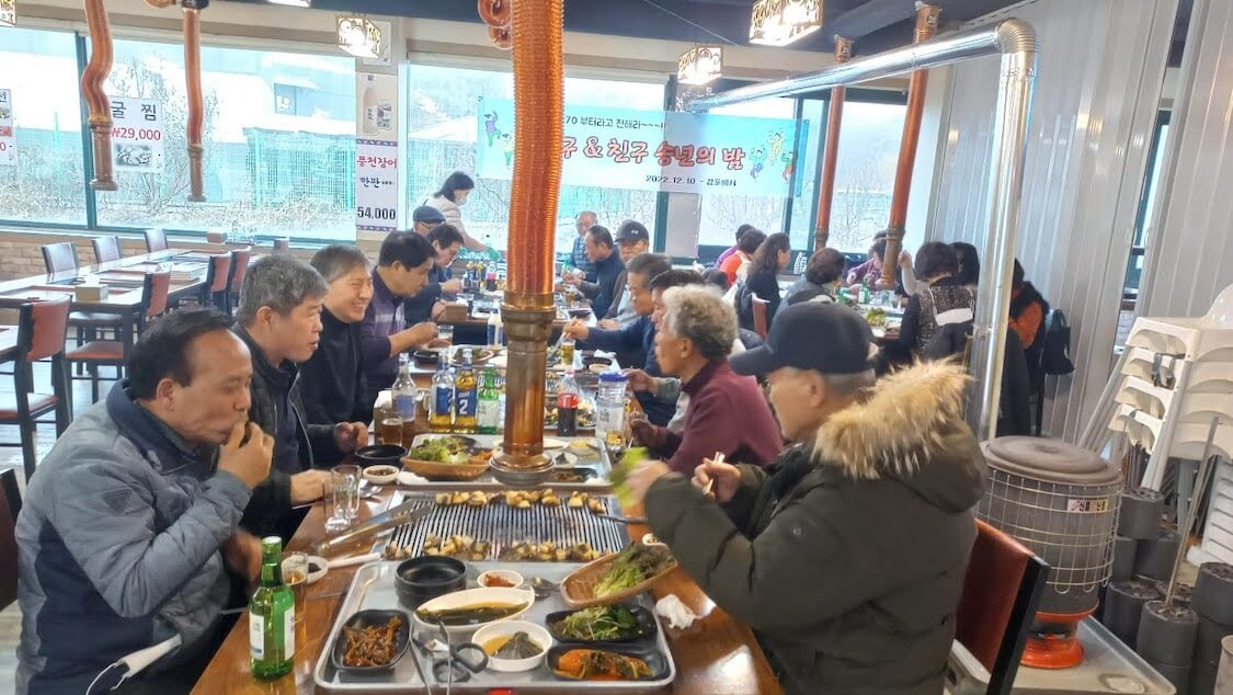 ソウルの忘年会、うなぎ