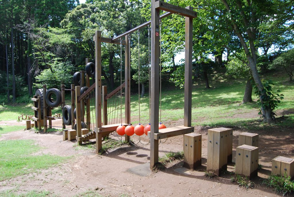 タイヤラリー・ボール渡り/昭和の森(千葉県千葉市)