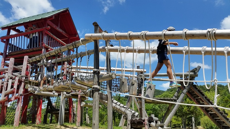 「瀬田の唐橋を渡ろう」/滋賀県希望が丘文化公園(滋賀県竜王町)