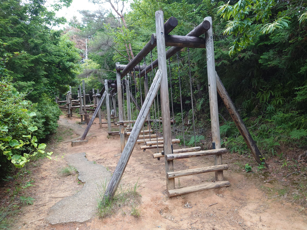 長いつり橋コース/蜂が峯総合公園(山口県和木町)