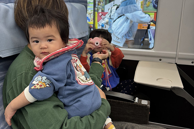 特急あずさ車内