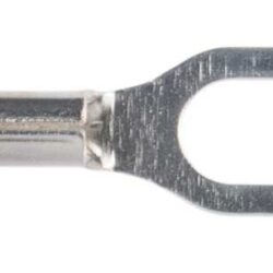 JT&T 1057H 12-10 AWG Non-Insulated Spade Terminals, #8 Stud