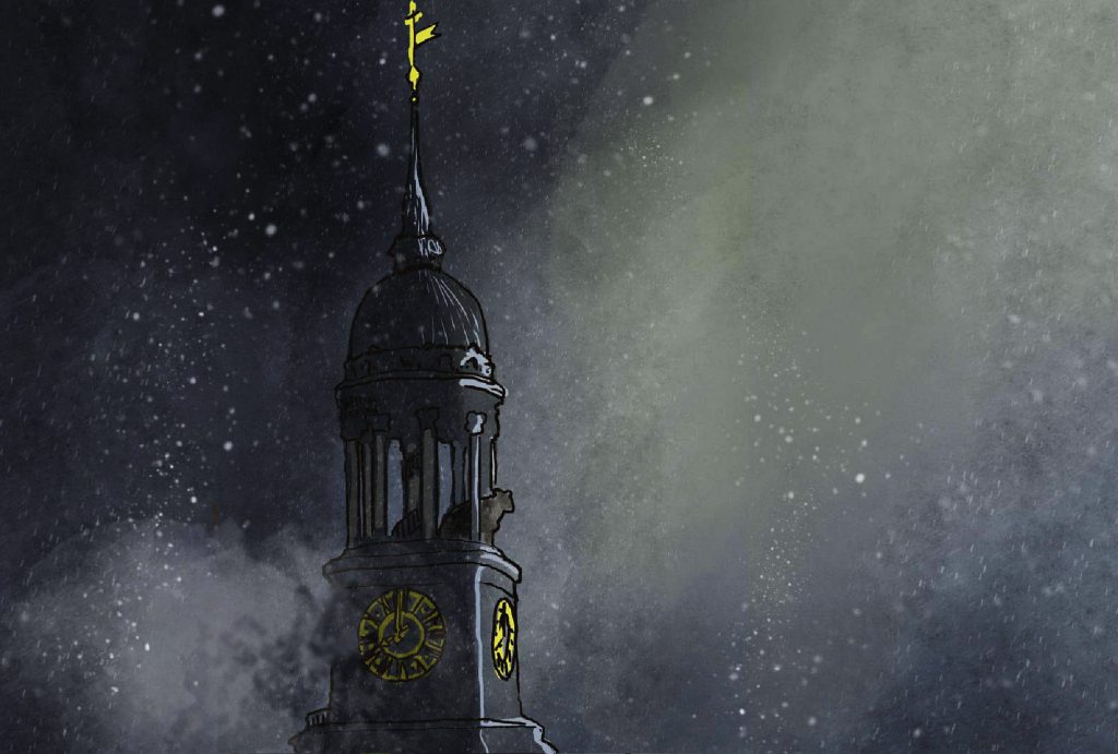 Der Bär auf dem Michel ©2017 Kiki Thaerigen Der Bär auf dem Michel