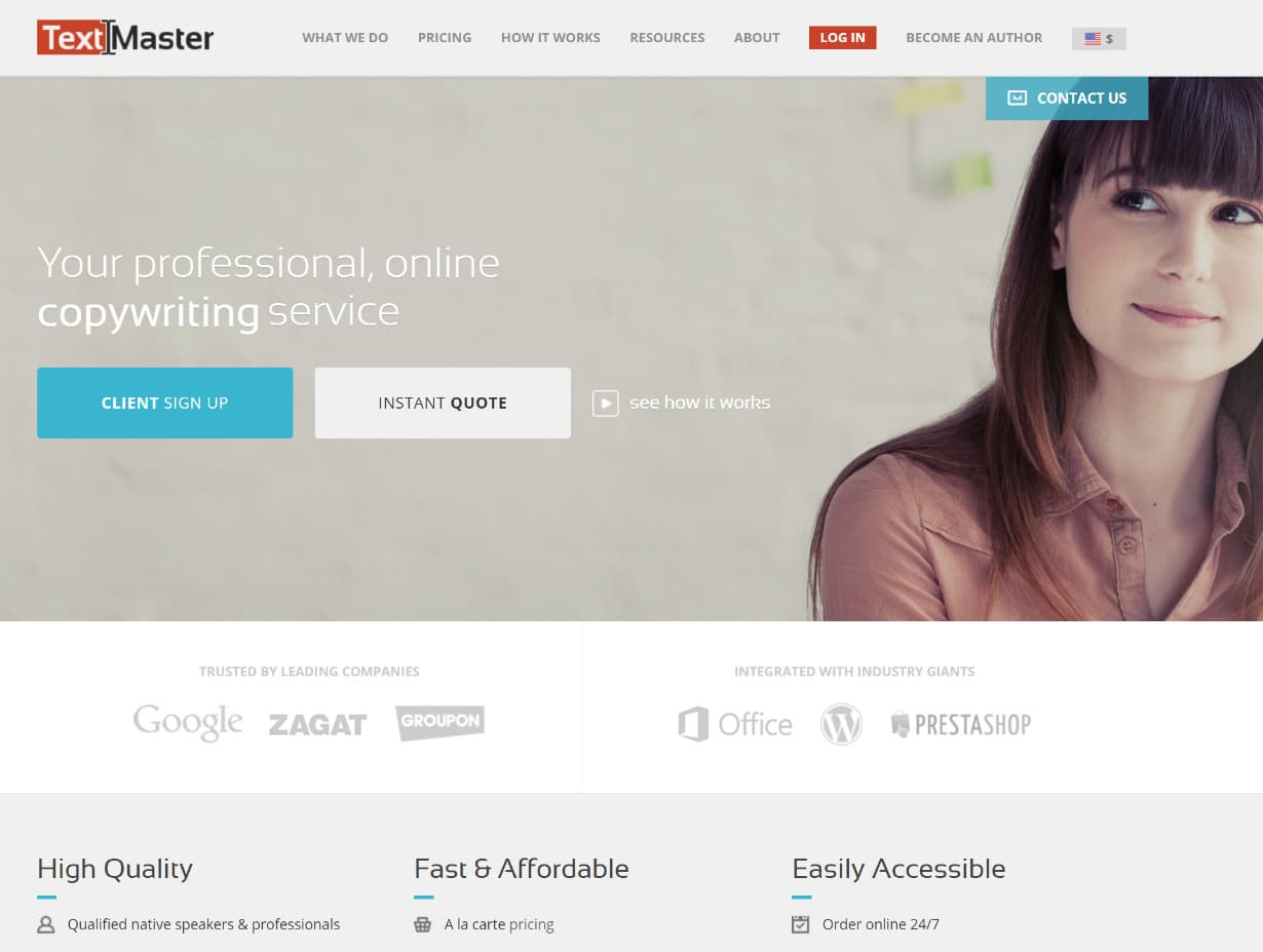 TextMaster translation services Servizi di traduzione di TextMaster