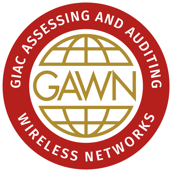 GIAC Assessing and
Auditing Wireless Networks