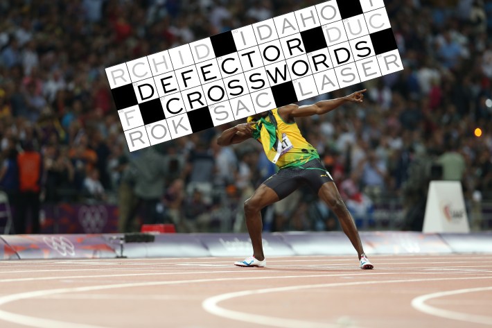 Usain Bolt of Jamaica celebrates victory in the Mens 200m Final, during the 2012 London Olympics at The Olympic Stadium on August 09, 2012 in London, England.