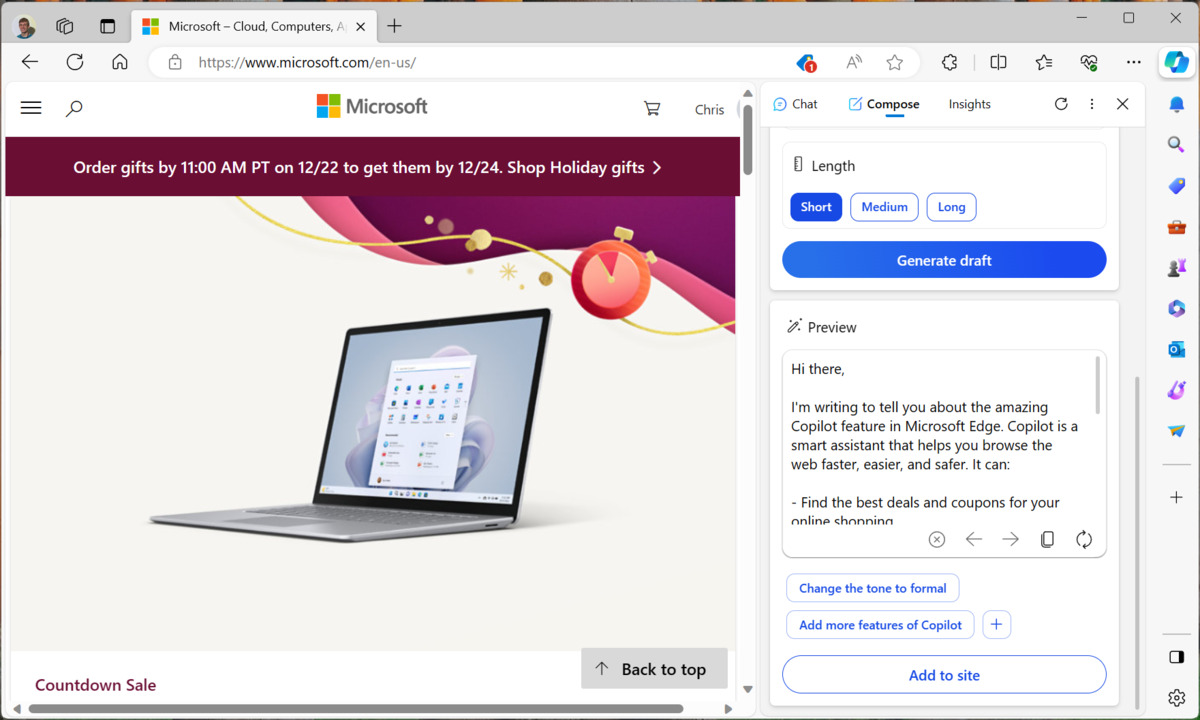 Microsoft Windows 11 AI: Copilot Edge