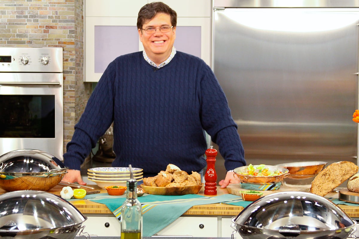 3-Time James Beard Award winner David Leite appearing on NBC's The Today Show.