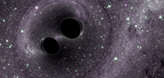 On September 14, 2015, the twin Laser Interferometer Gravitational-wave Observatory (LIGO) detectors, located in Livingston, Louisiana, and Hanford, Washington, USA both measures ripples in the fabric of spacetime – gravitational waves – arriving at the Earth from a cataclysmic event in the distant universe. Credit: https://www.ligo.caltech.edu/.