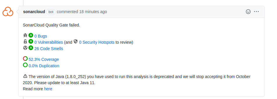 SonarCloud in action