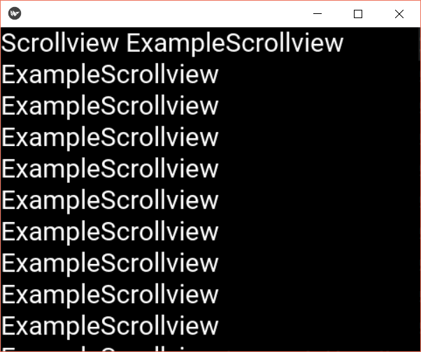 Kivy ScrollView