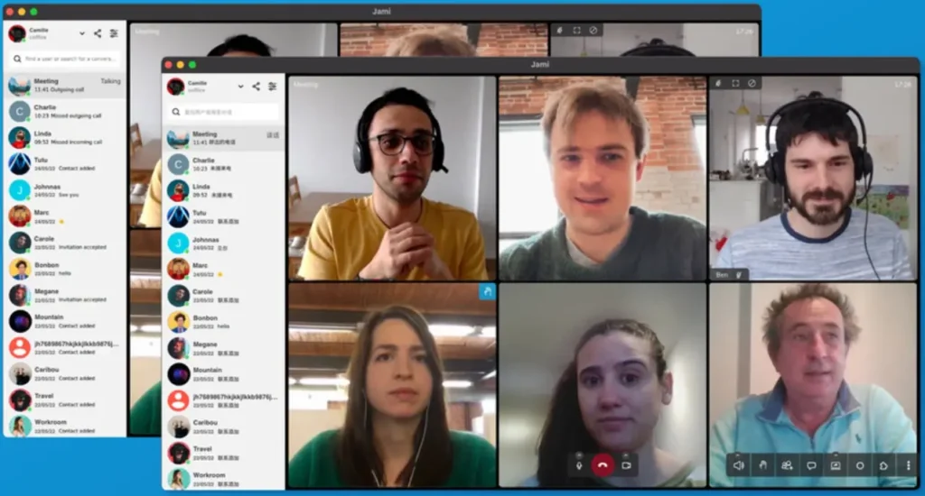 Jami Video conferences and Rendezvous points with no third party hosting