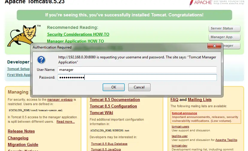 apache tomcat installation