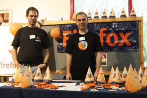 Mozilla Israel stand @ August Penguin 2009 Mozilla Israel stand @ August Penguin 2009