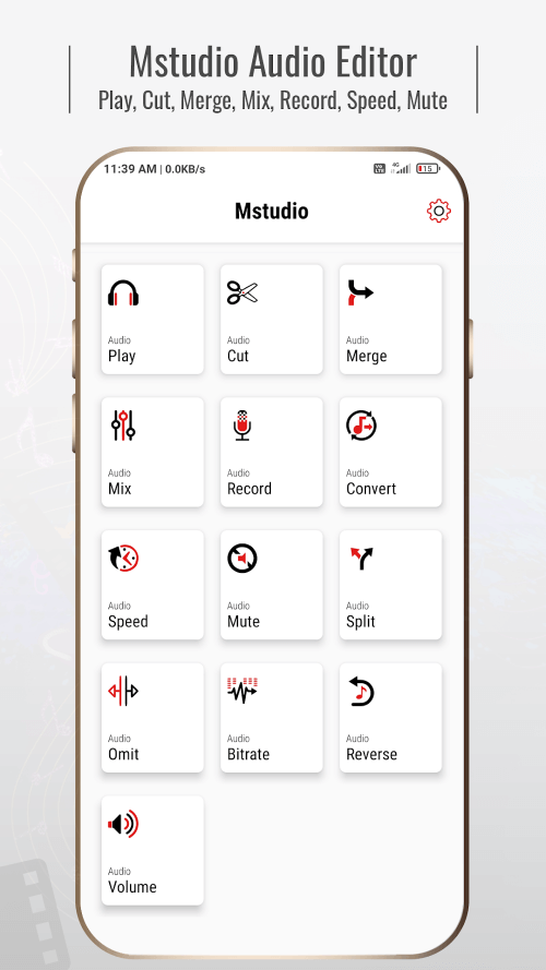 Mstudio : Audio & Music Editor