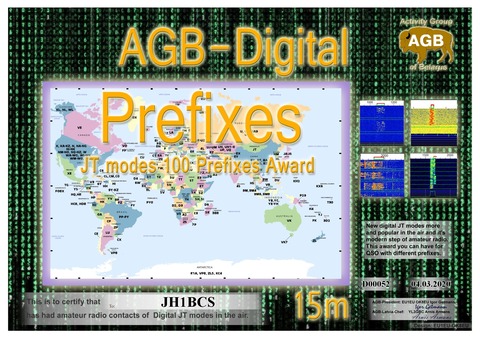 JH1BCS-PREFIXES_15M-100_AGB