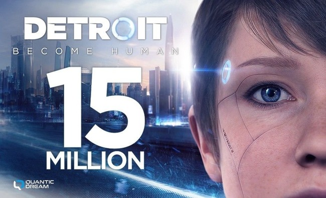 クアンティック・ドリーム DETROIT 世界累計販売本数 1500万本に関連した画像-02