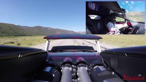 230mph in the Bugatti Veyron Vitesse