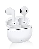 【2025年アップグレード版】AOKIMI ワイヤレスイヤホン bluetooth イヤホン V12 小型軽量 ブルートゥースHi-Fi 最大36時間再生 ぶるーとゅーす コードレス ENCノイズキャンセリング 自動ペアリング Type-C充電 マイク付き 防水 タッチ式音量調整 スポーツ/通勤/通学/WEB会議(ホワイト) 製品画像:4位