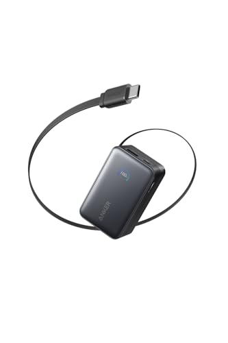 Anker Nano Power Bank (10000mAh, 45W, 巻取り式 USB-Cケーブル) 10000mAh 45W出力 / LEDディスプレイ搭載/USB-Cケーブル一体型/巻取り式ケーブル/iPhone 17 / 16 / 15シリーズ / iPhone Air/Android iPad その他各種機器対応 (ブラック) Anker Nano Power Bank (10000mAh, 45W, 巻取り式 USB-Cケーブル) 10000mAh 45W出力 / LEDディスプレイ搭載/USB-Cケーブル一体型/巻取り式ケーブル/iPhone 17 / 16 / 15シリーズ / iPhone Air/Android iPad その他各種機器対応 (ブラック)