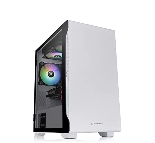 Thermaltake S100 TG Snow Edition 強化ガラス ミニタワーPCケース ホワイト スイングドアパネル採用 CA-1Q9-00S6WN-00 CS7886 Thermaltake S100 TG Snow Edition 強化ガラス ミニタワーPCケース ホワイト スイングドアパネル採用 CA-1Q9-00S6WN-00 CS7886