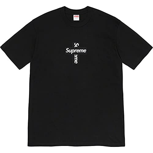 Supreme Cross Box Logo Tee クロスロゴ tシャツ メンズ 半袖 おしゃれ FW20 (ブラック, M) Supreme Cross Box Logo Tee クロスロゴ tシャツ メンズ 半袖 おしゃれ FW20 (ブラック, M)