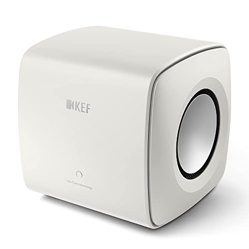 KEF KC62 サブウーファー / 1,000ワット / クラスDアンプ搭載 / 6.5インチフォースキャンセリングドライブユニット / ホワイト white KEF KC62 サブウーファー / 1,000ワット / クラスDアンプ搭載 / 6.5インチフォースキャンセリングドライブユニット / ホワイト white